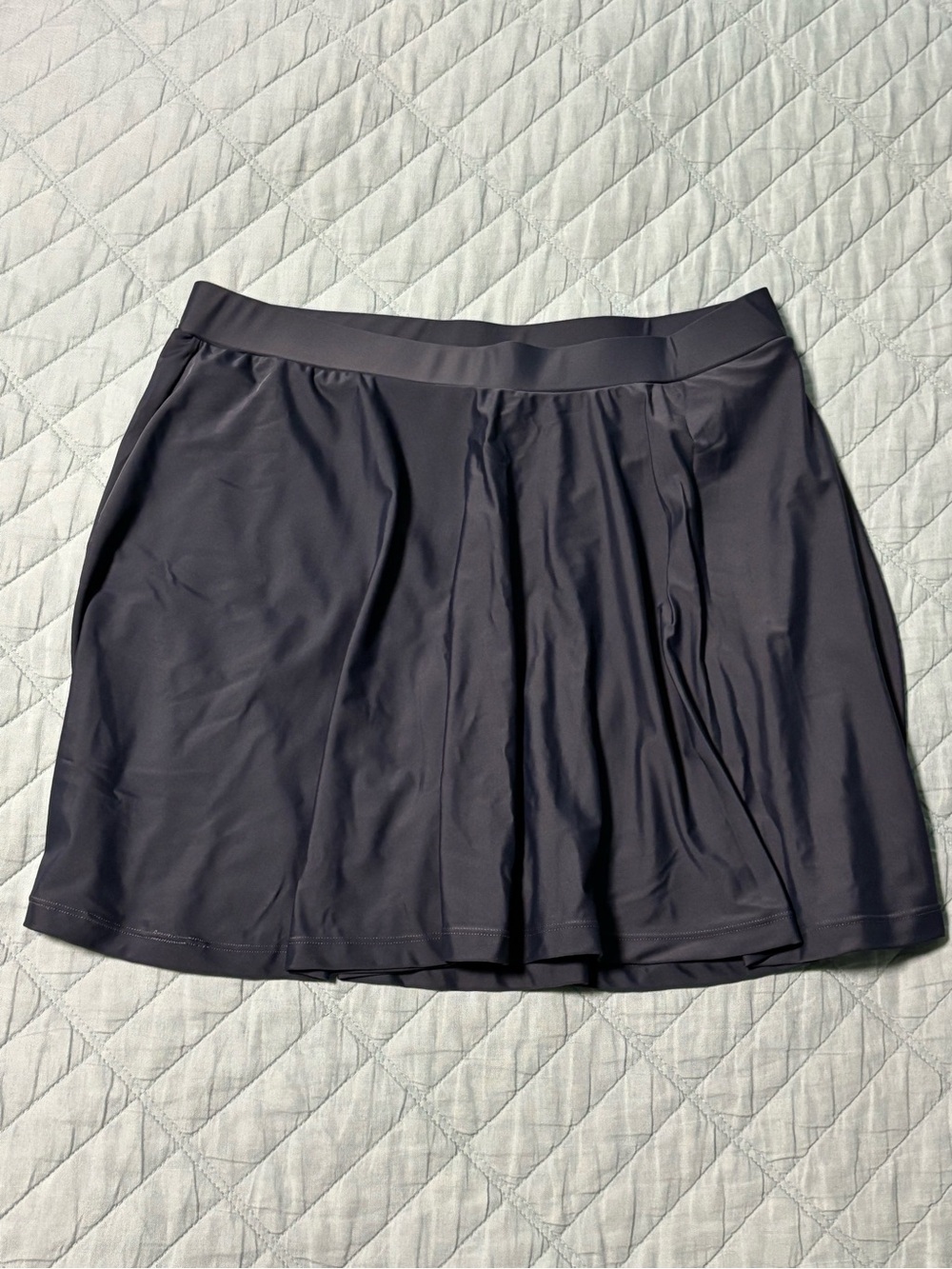 Honey Mark Swim Skirt Slate